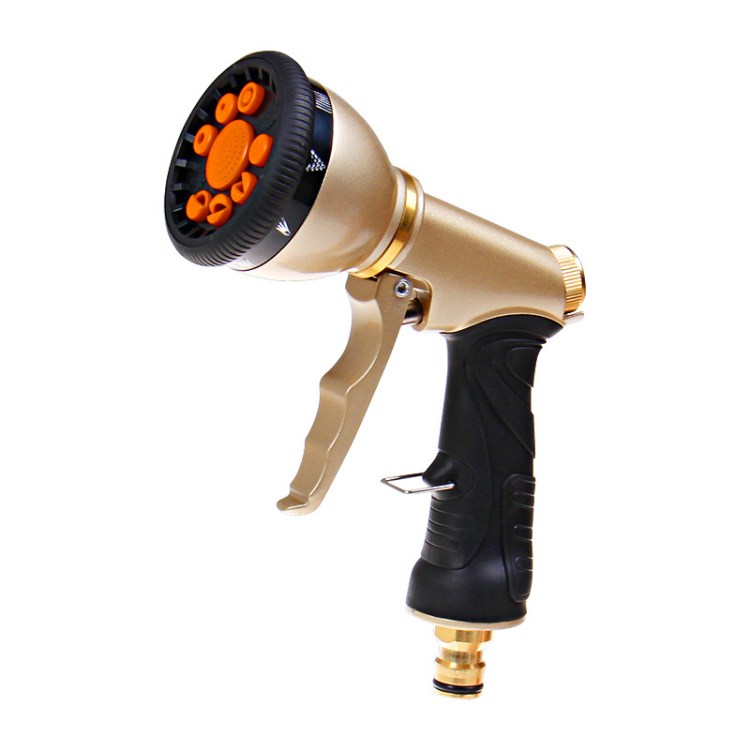 新款 烤漆多功能水枪锌合金把手家用洗车高压枪 园林喷枪工具批发