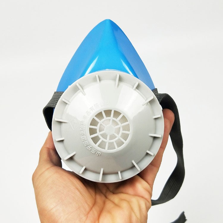 防尘口罩 劳保成人头戴式单罐猪嘴式不憋气工业防防粉尘滤尘口罩