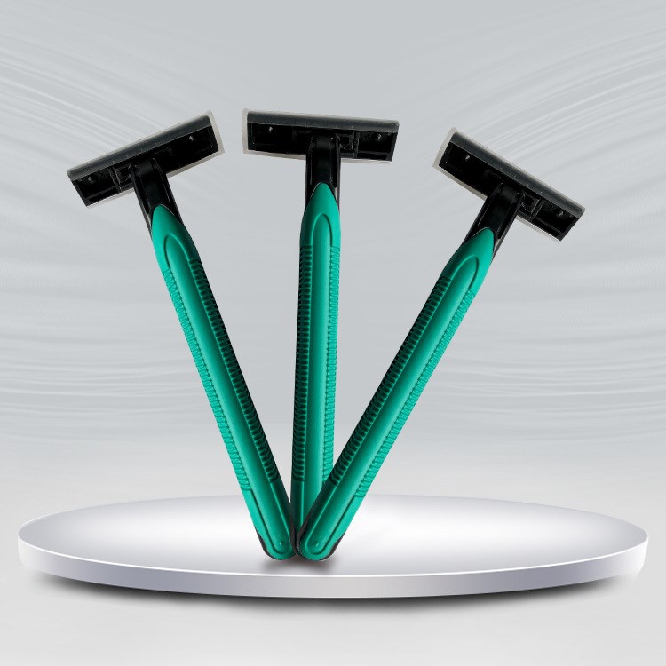 宾馆洗浴酒店用品手动刀片式剃须刀 园把刮胡刀一次性剃须刀