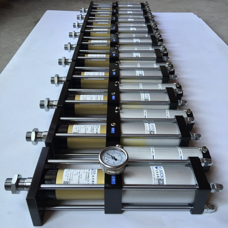 厂家直销mpt气动增压缸 3t气液增压缸 增力缸 可调增压气缸5t