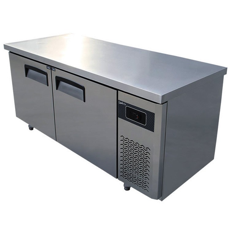 广绅供应tb0.4l2t商用型卧式封闭二门冷藏冷冻柜肉类蔬菜保鲜柜