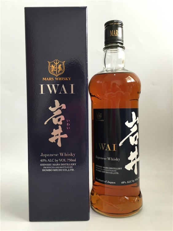 日本进口岩井黑牌/黑标威士忌 750ml iwai tradition whisky