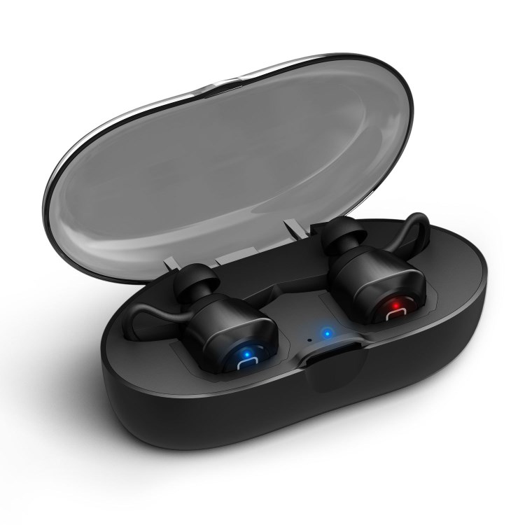 tws蓝牙耳机tws无线对耳蓝牙耳机带收纳盒充电盒真立体真无线