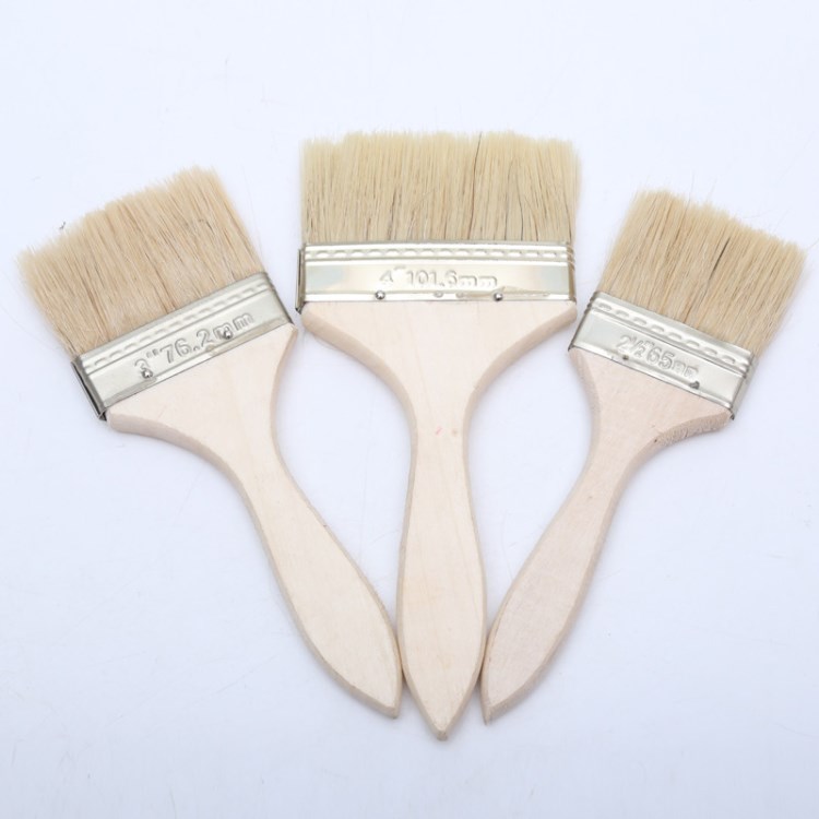 山东厂家供应油漆工具 油漆刷 各种规格尺寸毛刷 猪鬃毛刷墙刷