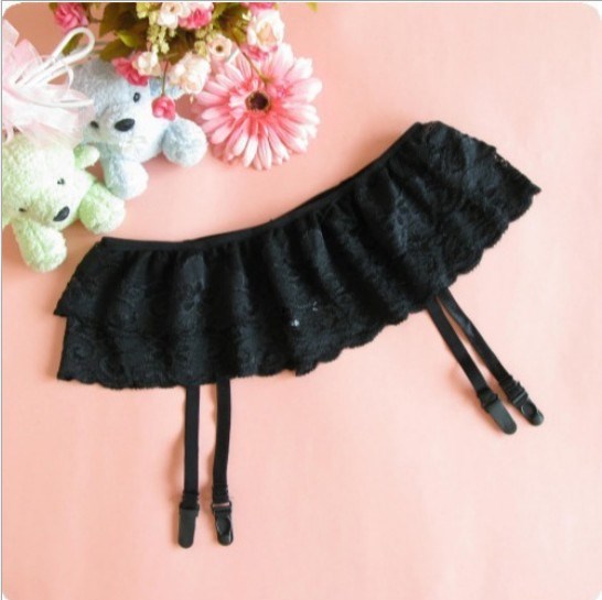 白色蕾丝吊袜带 长统袜吊带 外贸女式吊带袜清仓价格处理