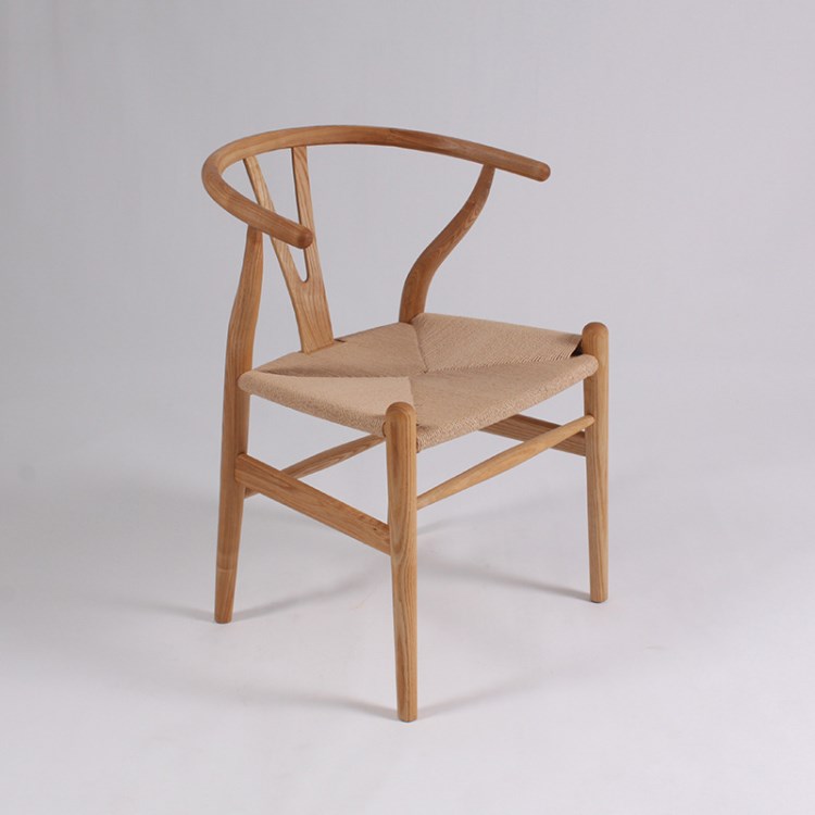 汉斯.韦格纳 ychair 现代简约酒店餐厅餐椅y椅 实木休闲椅设计师