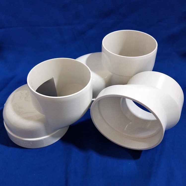 阑珊塑胶pvc110排水管移位接头110偏心器 厂家直销