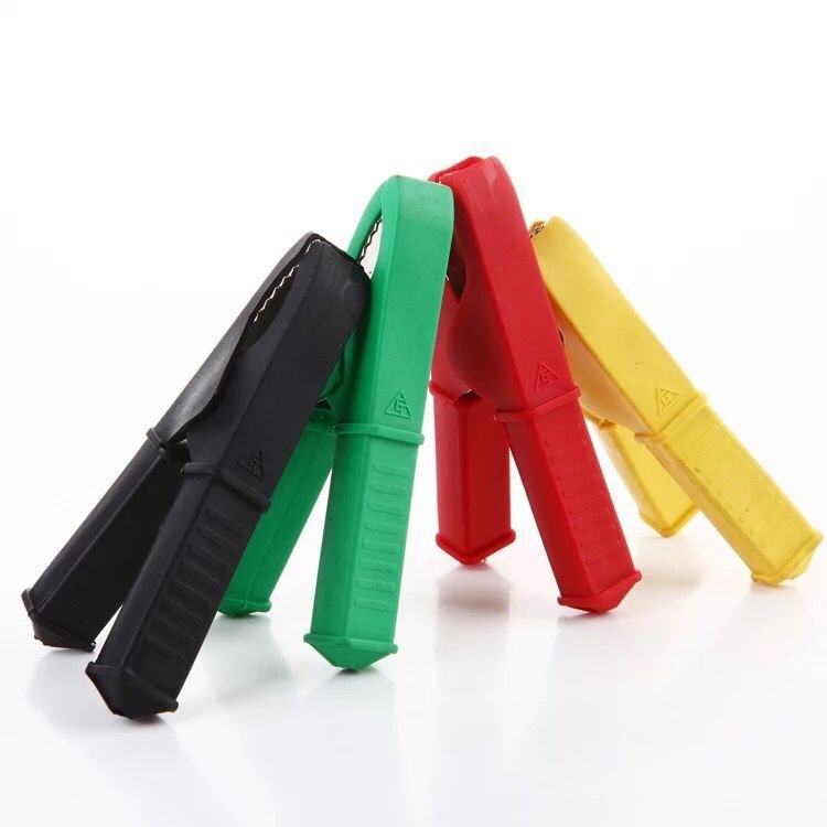 纯铜鳄鱼夹 大电流测试夹 高绝缘鳄鱼夹电源夹子