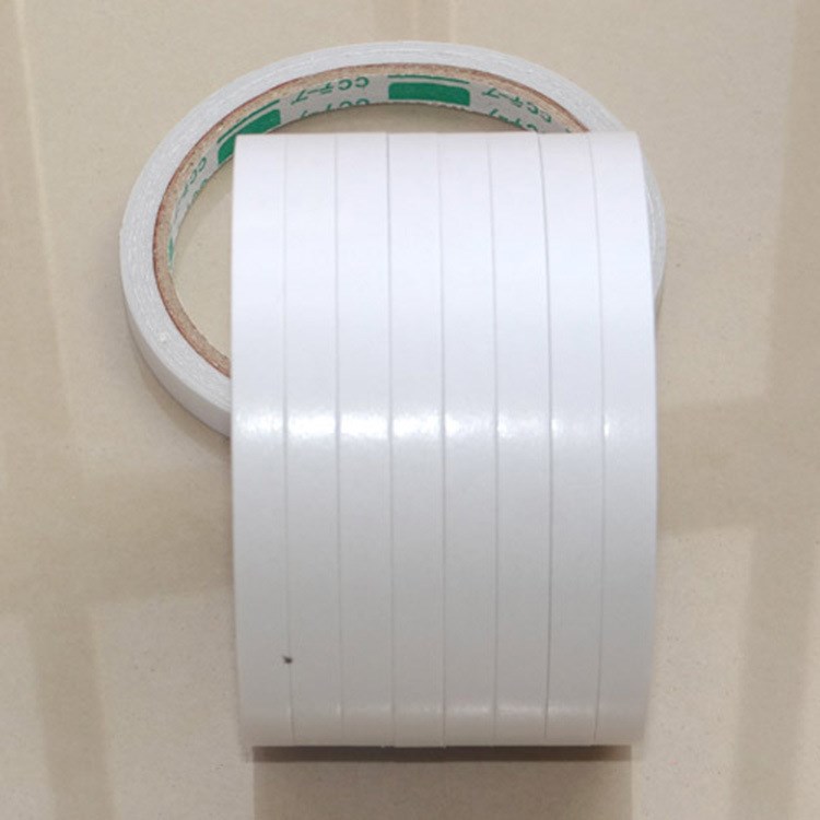 办公文具用品双面胶 学生双面胶带1.5cm宽白色透明公告栏粘贴胶