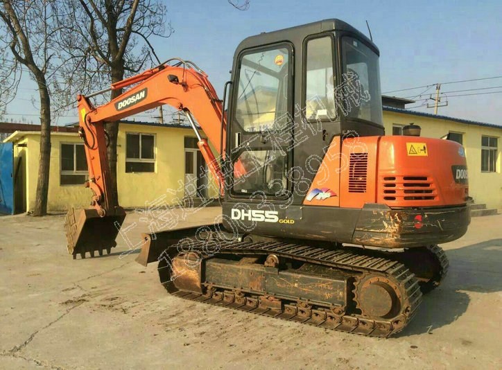 二手斗山大宇dh55-v挖掘机技术参数配置价格外形尺寸图片销售买卖