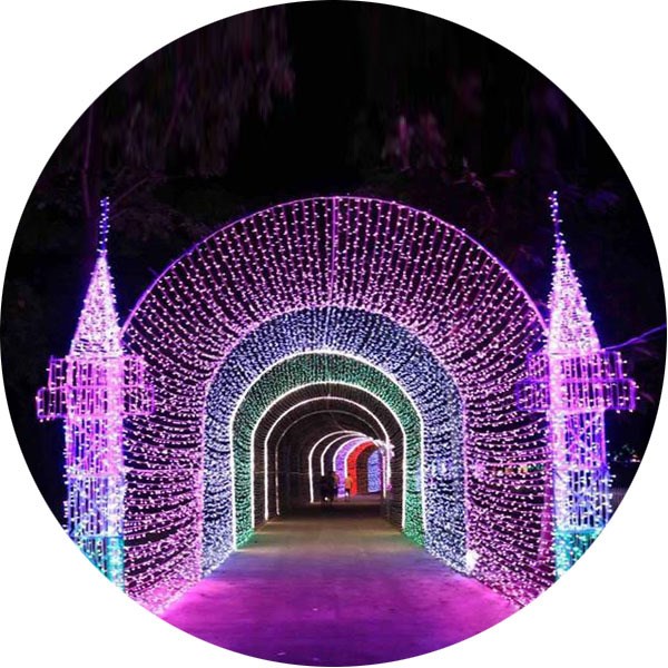 【led隧道灯价格】【品质价格双优先】 梦幻灯光节—时光隧道户外时光