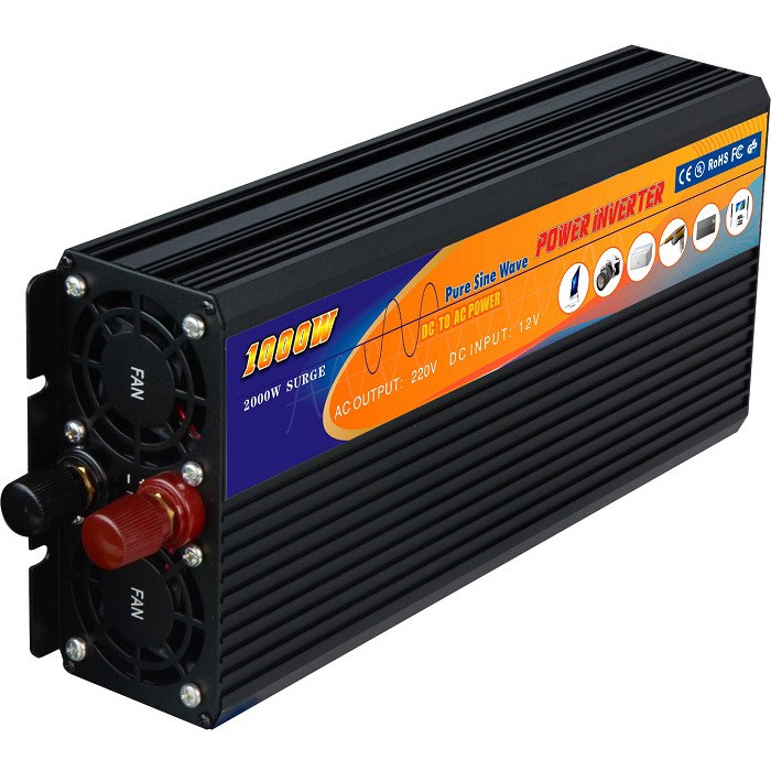 1000w纯正弦波智能逆变器12v24v48v转220v工业家用车载大功率电源