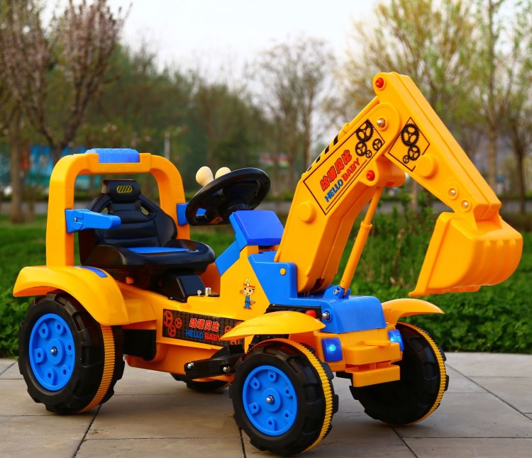 供应商机 机械 行业设备 大挖机 全电动儿童挖掘机可坐可骑挖土机大号