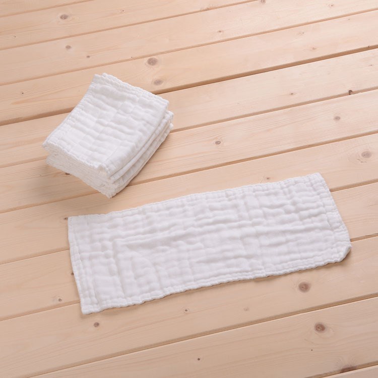 六层水洗纱布尿片纯棉婴儿新生儿尿布宝宝全棉纱布透气 一包四条