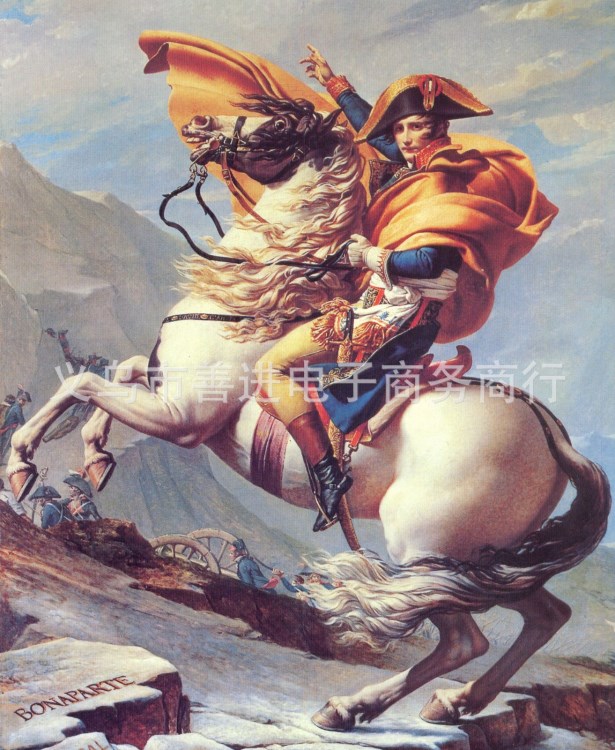 【人物油画】厂家工艺手工人物油画|古典拿破仑油画|60x90cm