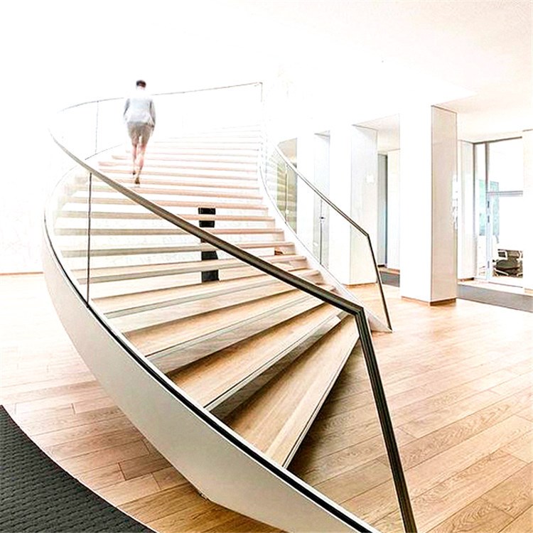 【定制楼梯】专门定制弧形楼梯艺术标准的代表,场所的地标设施