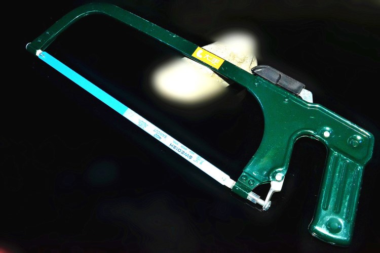 【手工锯条】半自动钢锯架 手锯 家用 手工锯弓子 全钢锯子 钳工锯