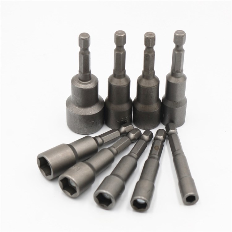 铬钒钢内六角柄风批套筒批头 带强磁多功能自攻钻尾螺丝专用风批