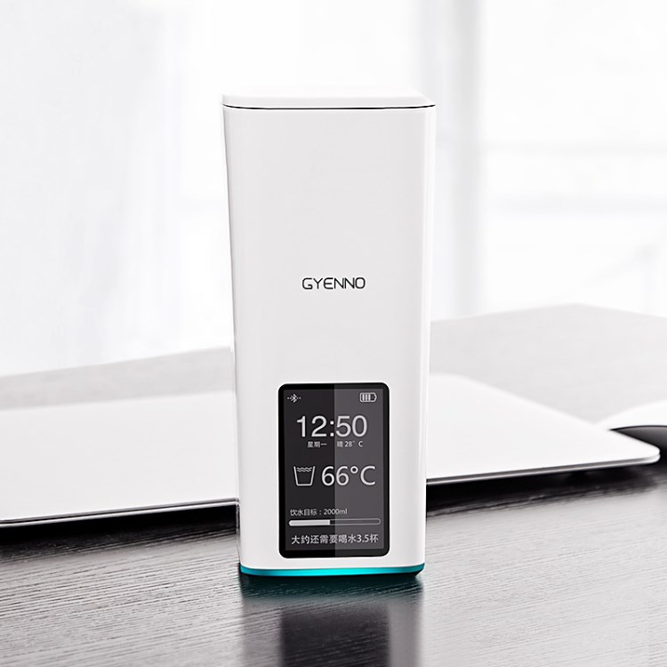 gyenno智能水杯子显示温度提醒喝水多功能健康全自动创意情侣礼物