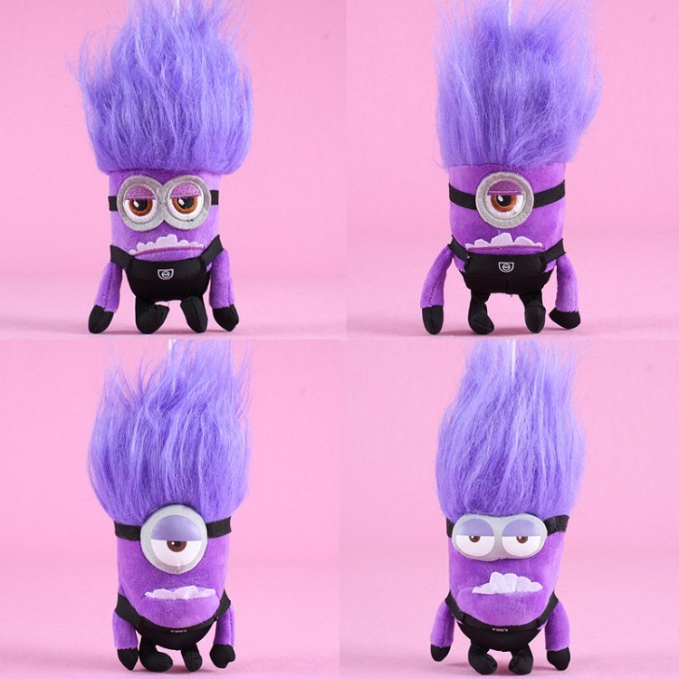 卑鄙的我紫色小黄人公仔神偷奶爸玩偶玩具小紫人娃娃