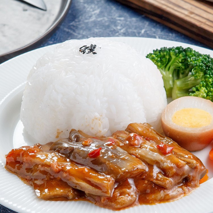 伍氏鱼香茄子冷冻调料理快简餐包方便菜肴速即食盖饭200g/袋