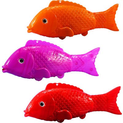 【儿童玩具】厂家直销仿真全身发光鱼音乐自由摇摆电动带灯鱼儿童玩具