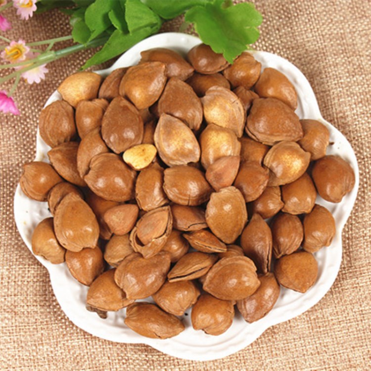 批发手剥开口笑杏核500g杏仁带壳坚果五香奶油味一件代发