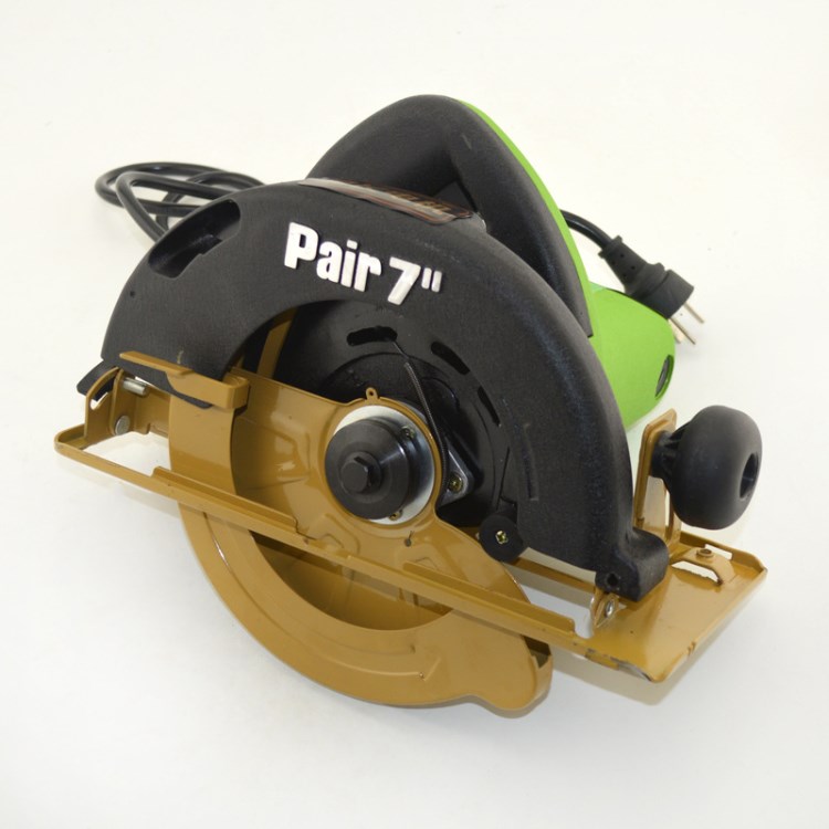 【电动工具】游龙多功能7寸电圆锯铝体 1300w正斜切割木材圆锯 电动