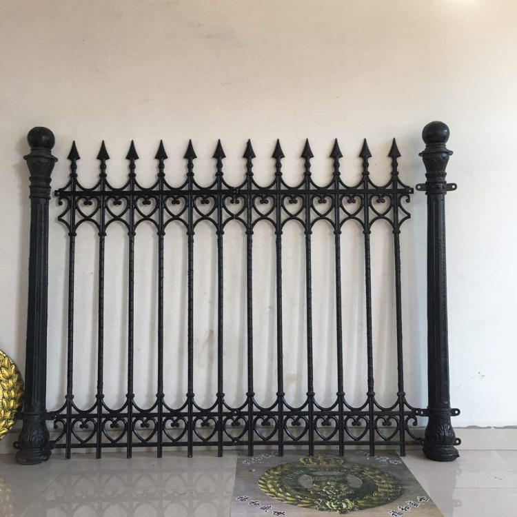 【绵阳护栏】铸铁护栏熟铁玛钢球墨铸铁护栏围栏铁栅栏铁艺围墙绵阳