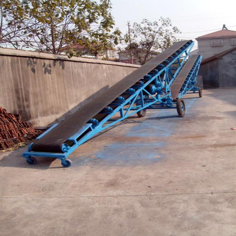 移动升降不锈钢输送机 自动化设备 耐磨防腐蚀食品伸缩传送带rf