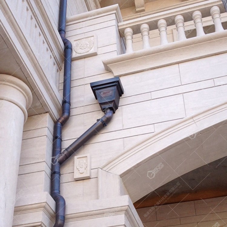 捷思(gens)下水斗 侧排雨水斗 屋檐排水下水斗 屋面落水系统