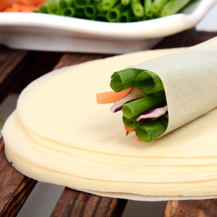 烤鸭面皮鸭饼 小薄饼冷冻速冻春卷皮烤鸭饼厂家直供