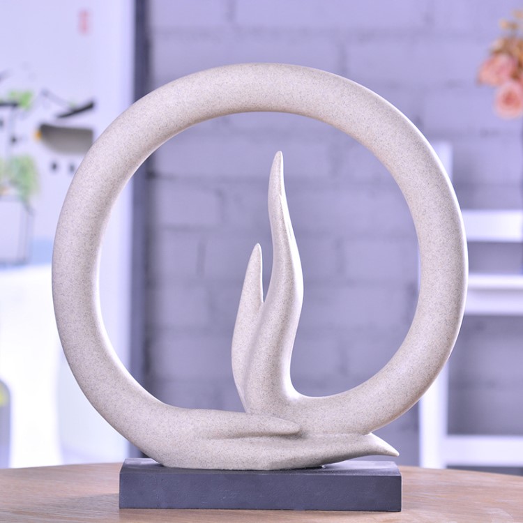 雕塑佛手 砂岩树脂工艺品 创意抽象佛手 砂岩树脂摆件 定制订做