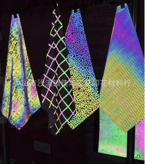 灯光照射变颜色 七彩反光膜 高强反光彩虹膜 pet反光膜