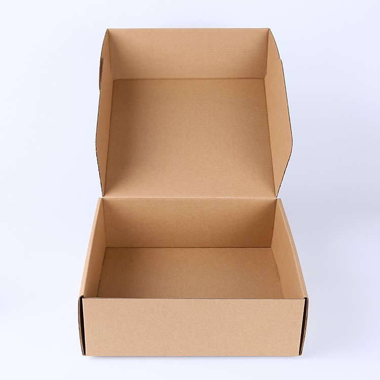 牛皮黄飞机礼盒 纸盒子彩色印刷定做 瓦楞纸箱纸盒包装生产厂家