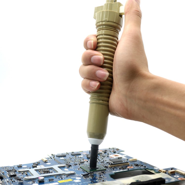 厂家直销大号强力吸锡器 手动吸锡泵长柄吸枪除锡棒焊接维修工具