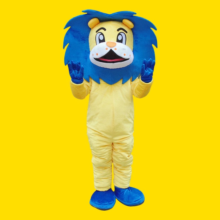 东风标志狮子卡通人偶服装行走人偶服定制卡通服装表演服定做
