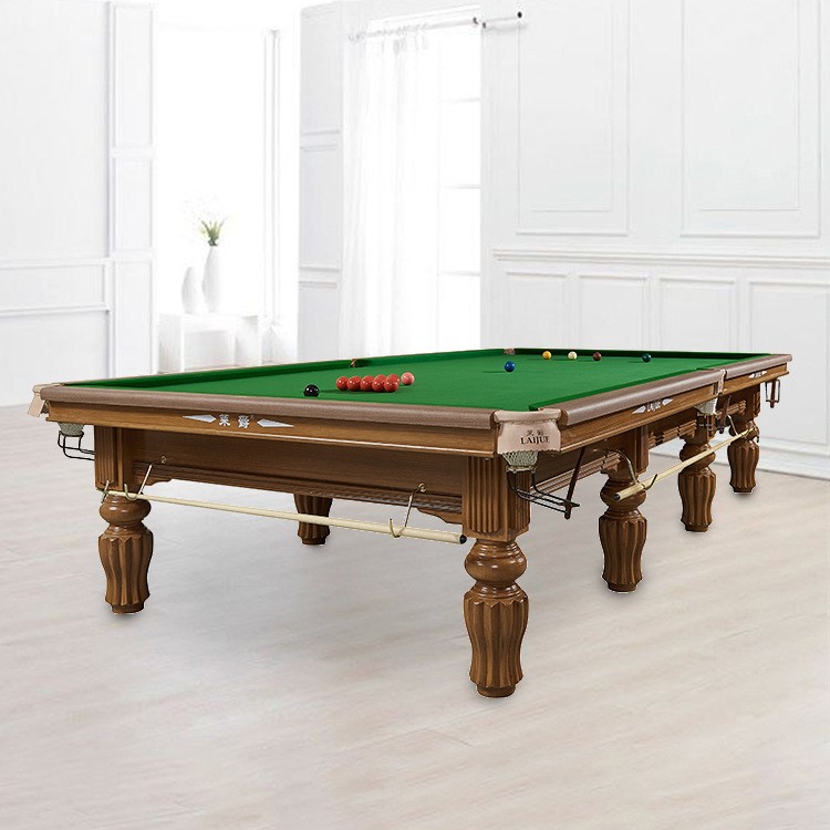 【英式台球桌】莱爵标准英式斯诺克台球桌高品质全新实木工厂直销成人