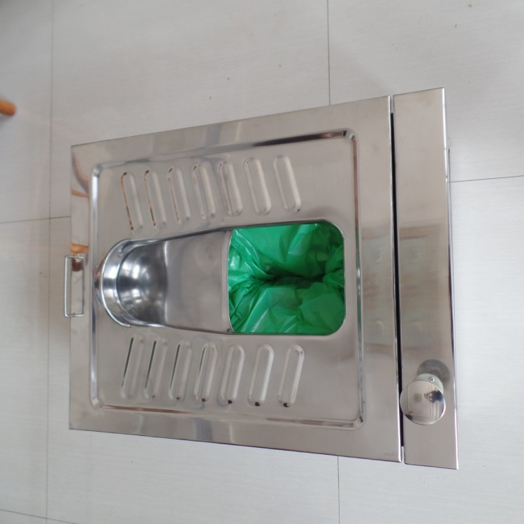 厂家无水打包蹲便器免水打包厕所移动厕所打包不锈钢打包集便器