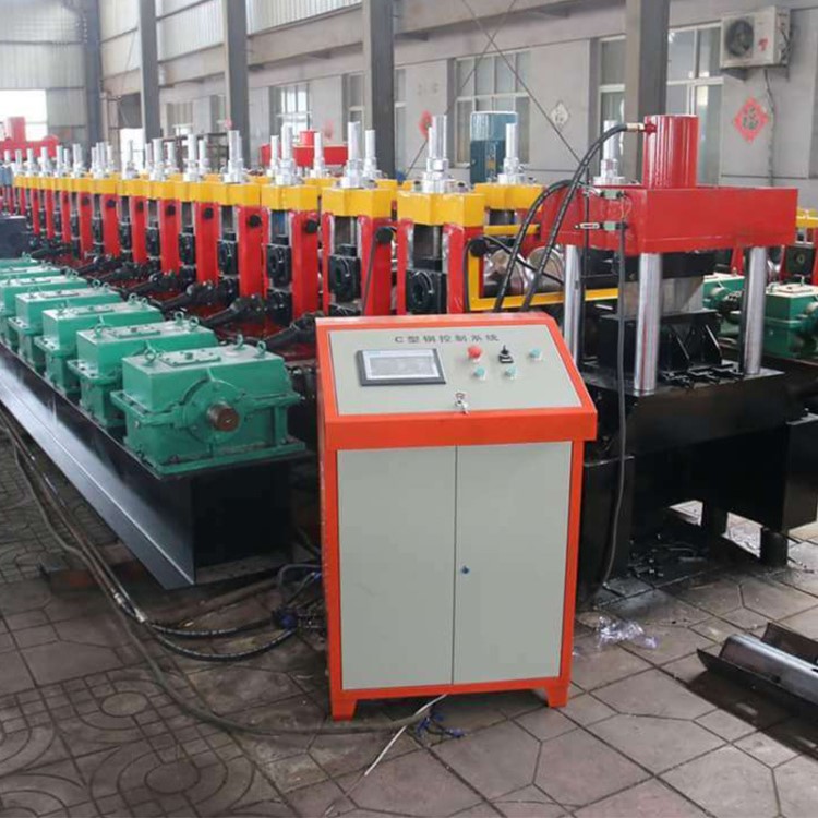 高速护栏设备 波形高速公路护栏板设备 两波高速护栏压型机生产线