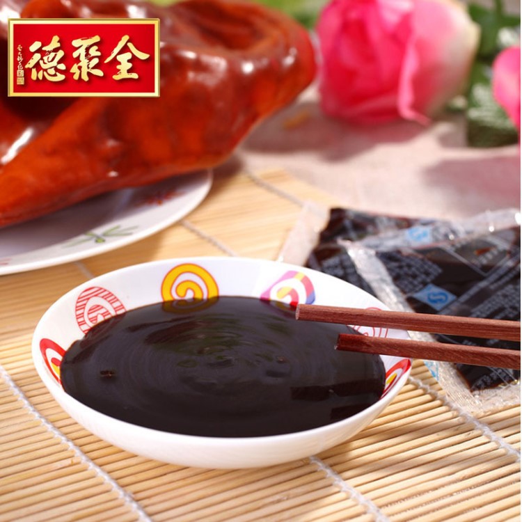 【烤鸭配料】全聚德烤鸭配料-烤鸭专用酱180g袋装/荷叶饼卷饼200g