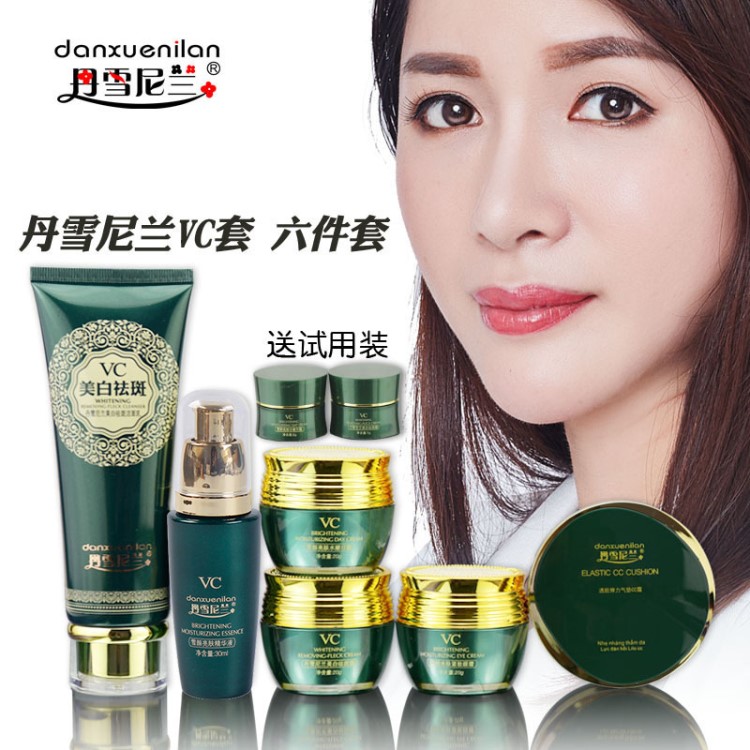 丹雪尼兰中华古韵vc美白祛斑白里透红抗皱嫩肤雪颜亮肤六件套