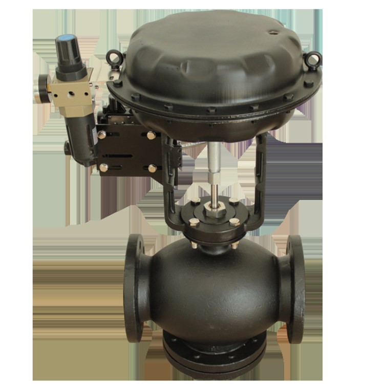 【高温蒸汽气动阀】高温法兰气动调节阀自动化控制蒸汽阀门控制信号4