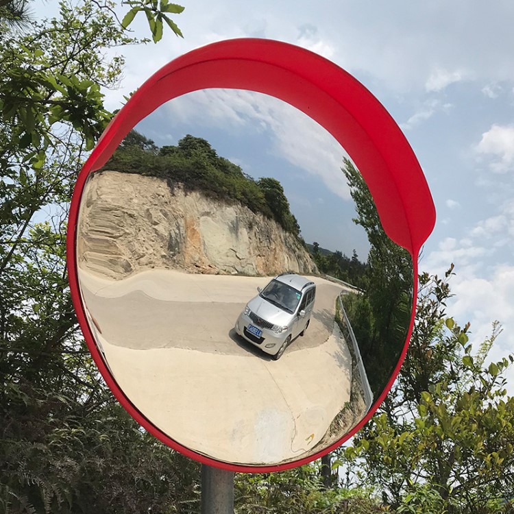 80cm道路室外1反光镜转角拐弯路口米镜镜凸透镜交通广角镜马路公