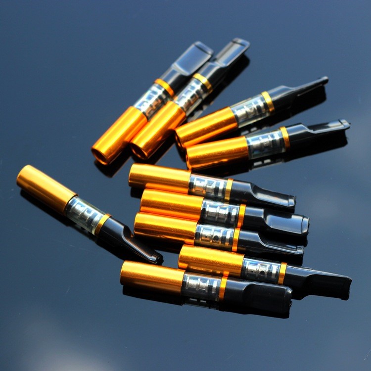 【黄金过滤烟嘴】生产批发简装过滤黄金烟嘴循环多重过滤男士烟酒广告