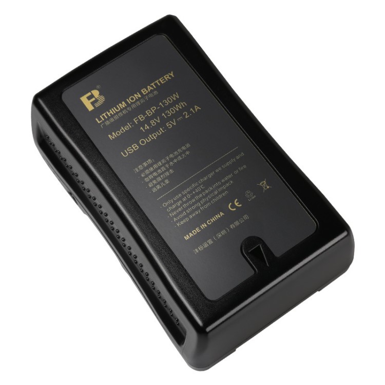 【v口电池】fb沣标bp-130w电池适用索尼v口电池ursa mini/pro fs7