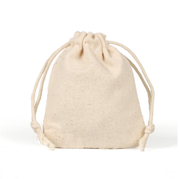 加工日用品收纳帆布袋 产品包装抽绳束口袋 五谷杂粮广告布袋子