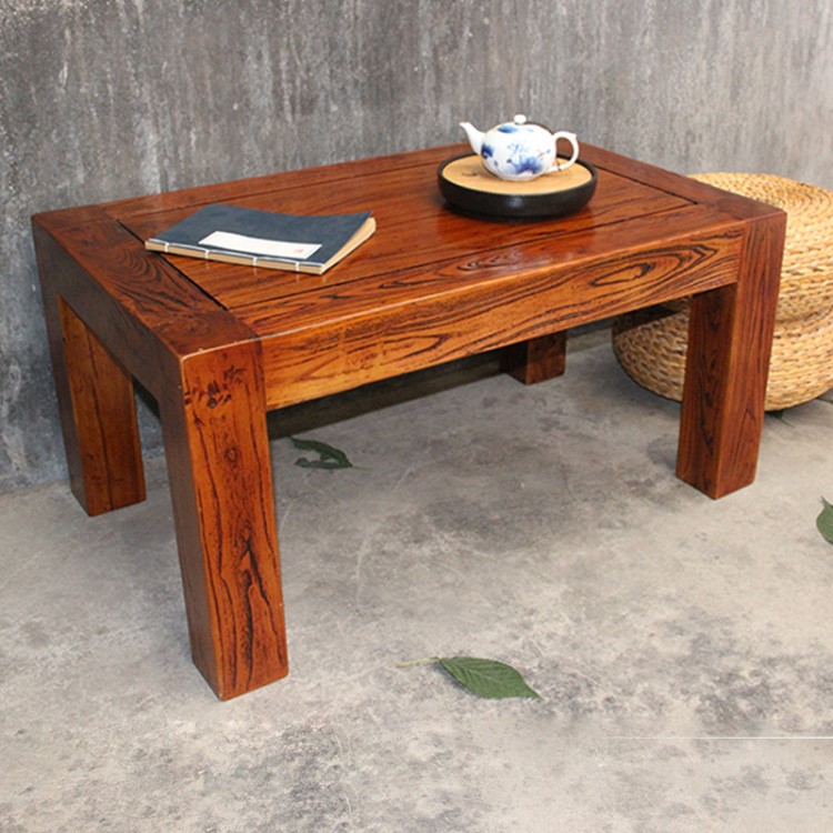 实木老榆木家具定制茶桌茶台中式古典简约泡茶桌榫卯工艺定制茶几