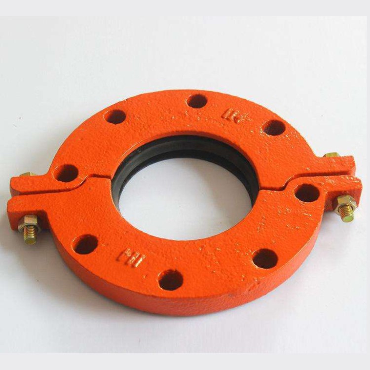 【沟槽式法兰】卡箍式单片法兰沟槽分体法兰江西赣玛牌消防给水沟槽