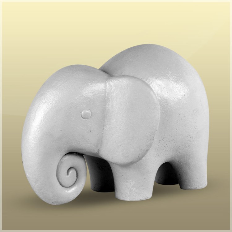 【卷家居摆饰】厂家直销 简约现代树脂摆饰定做 卷鼻大象摆件乔迁礼品